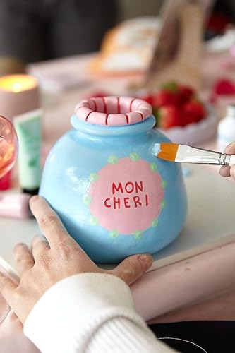 Miniatura 3 de Pott'd Arcilla seca al aire para adultos edición especial de cita nocturna. Kit de cerámica para principiantes para adultos. Kit de manualidades