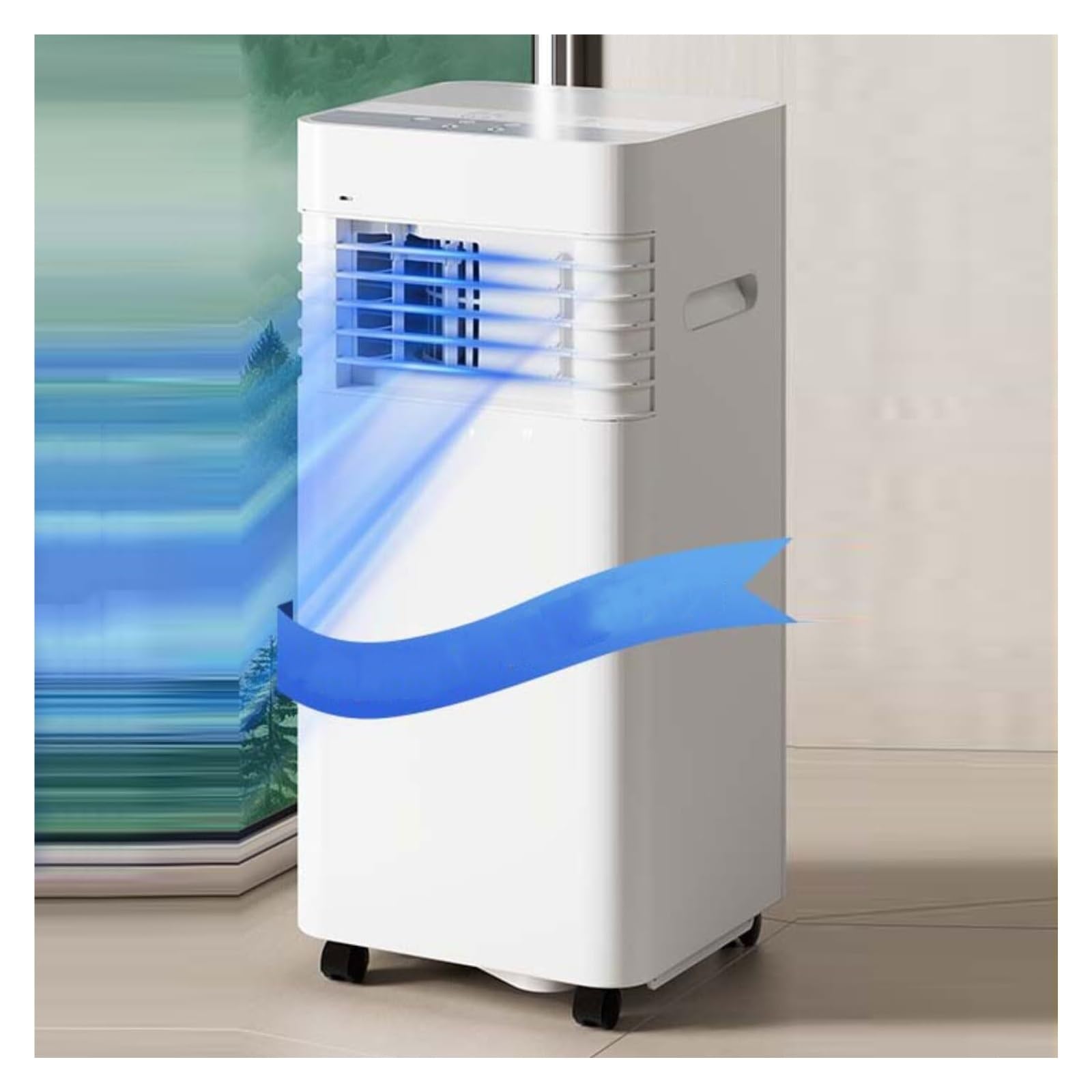 Udzbvlfajrw Style 1 Mobile Air Conditioning 8000 Btu With Dehumidifier, 24-Hour Timer Window Kit