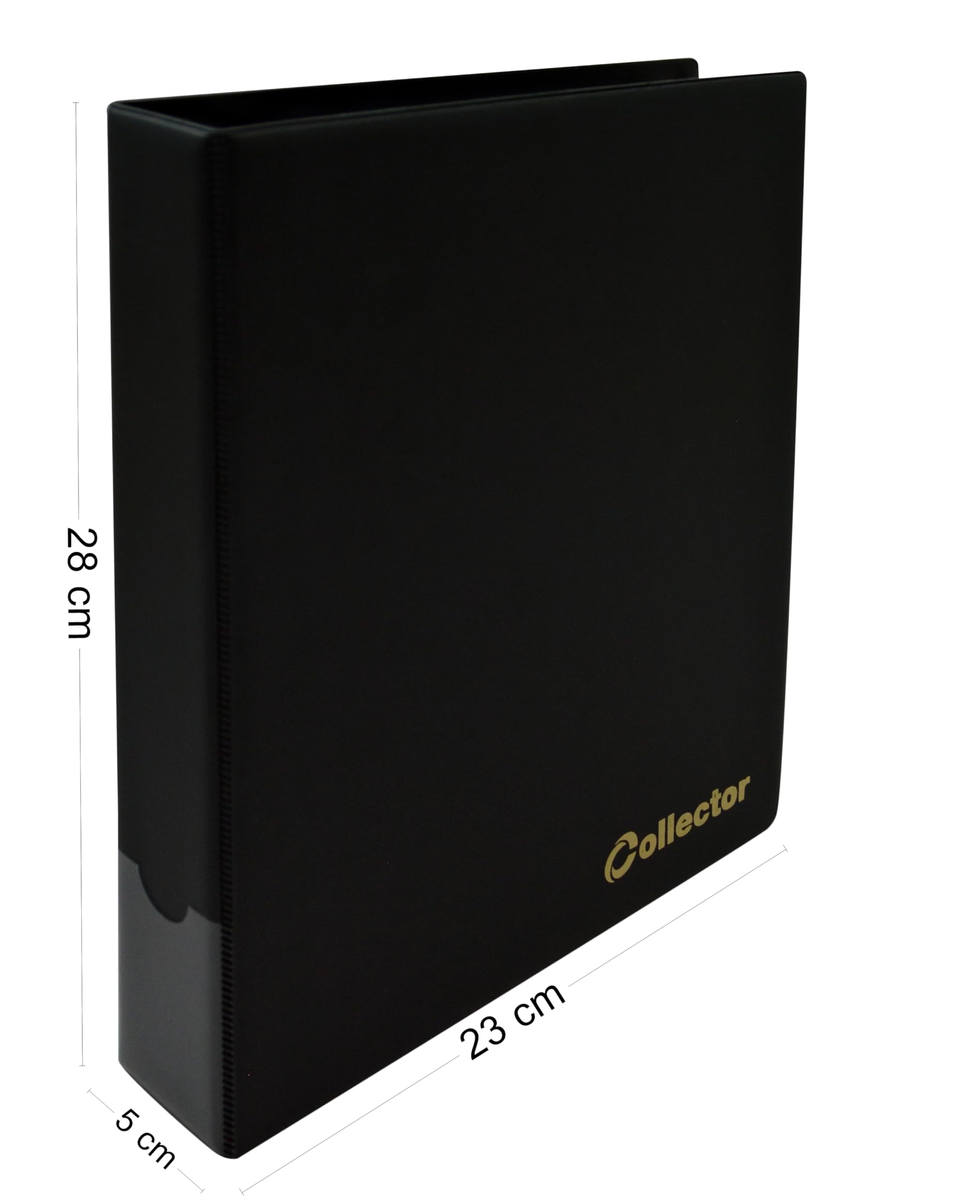 COLLECTOR - Álbum con Estuche para Billetes, 10 páginas y 10 separadores, Gran Capacidad (Negro)