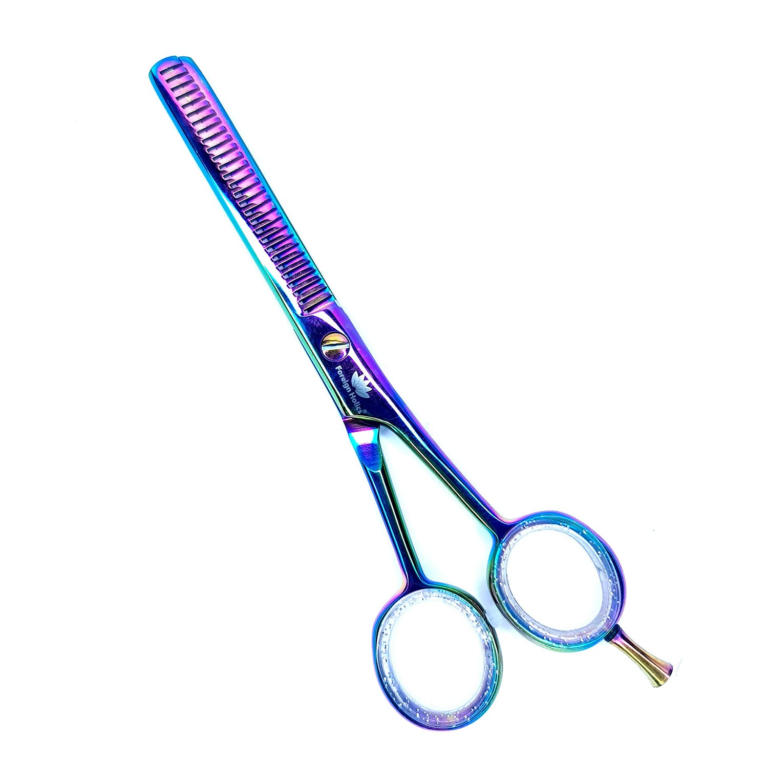 Foreign Holics Razor Edge Professional Hair Cutting & Thinning Scissor 6.5" - Salon Stainless Steel Barber Shears with Tension Screw (Pack of 1)-image-45