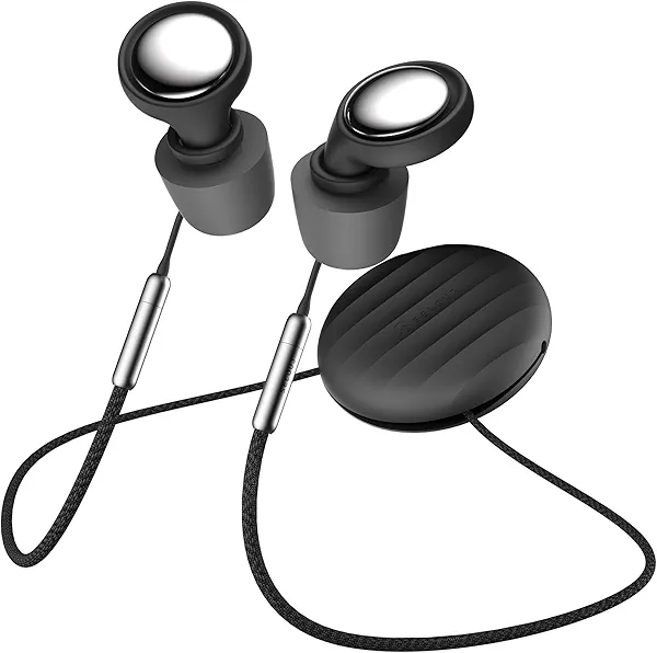 Selouj Ear Plugs for Sleeping and Concerts with Cord, Anti-Loss Earplugs with Lanyard, Comfortable Earplugs, 45dB Noise Reducing, Hearing Protection for Travel & Focus, 7 Pair Silicone & Foam Eartips