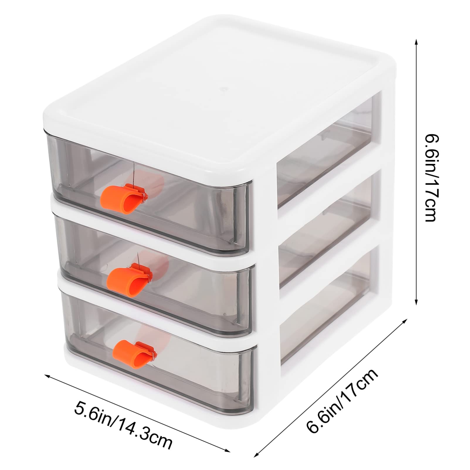 Organiseur Bureau Incliné Veemoon - Panier Rangement Documents Et Fournitures Avec Compartiments Blanc