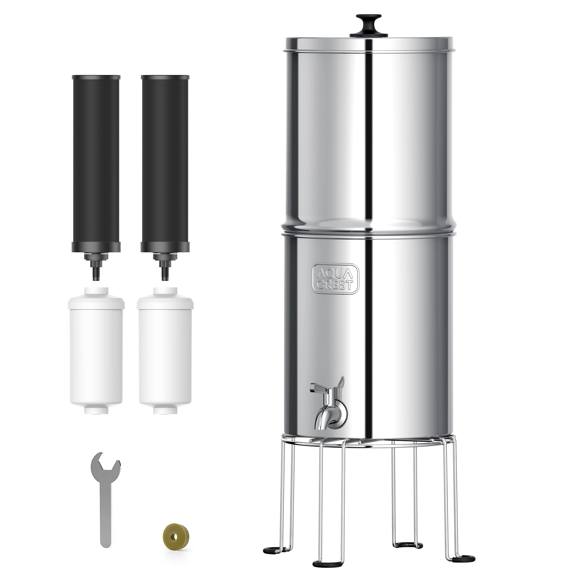 AQUA CREST Gravity-fed Water Filter System, AQ-TN-AFS