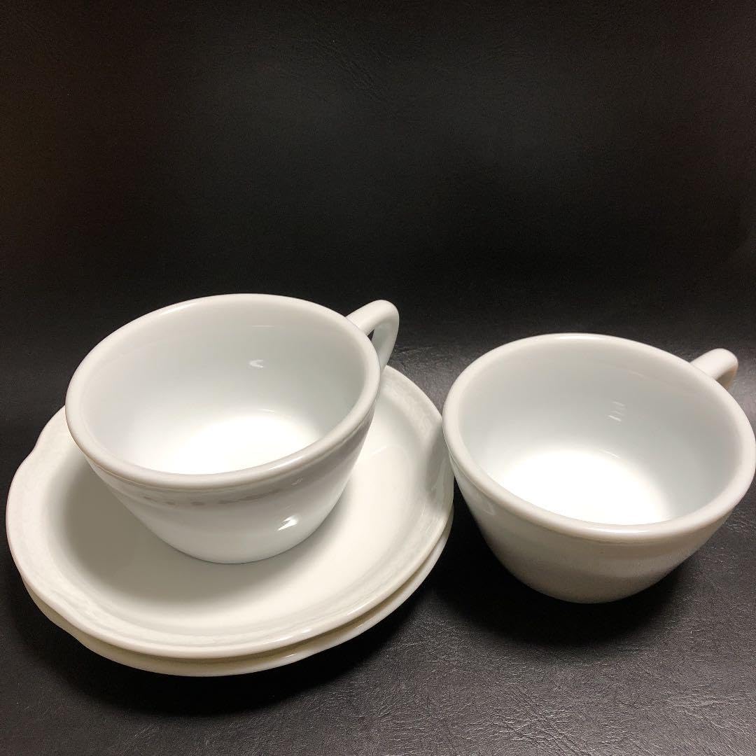 Amazon | リチャードジノリ ボンジョルノホワイトペアカップ&ソーサー