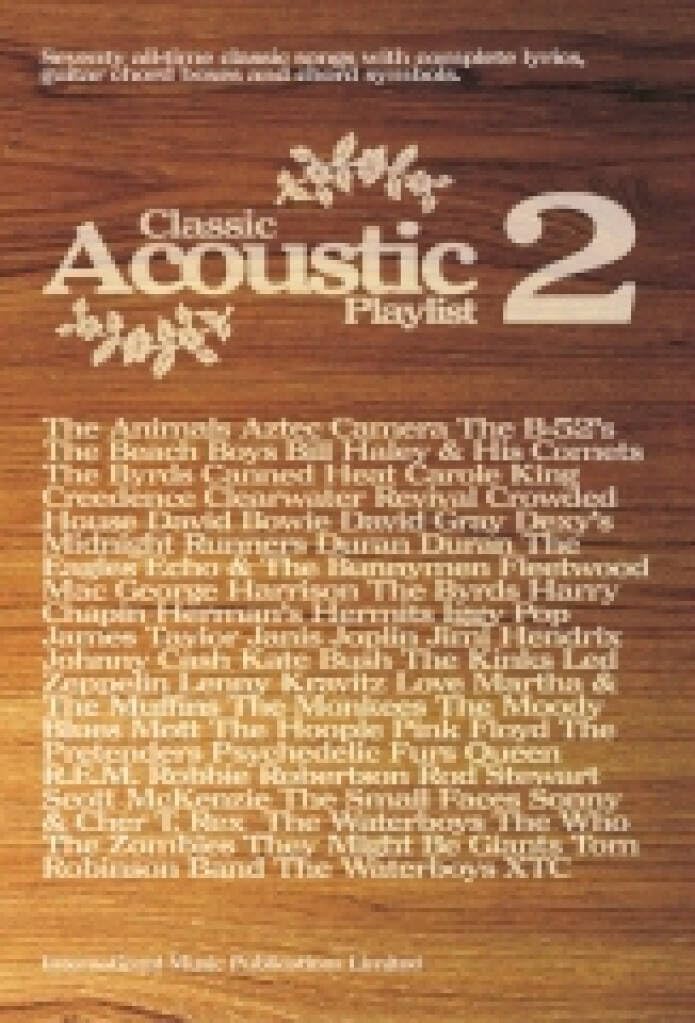 Classic Acoustic Playlist (Acoustic Guitar Chord Songbook): v. 2