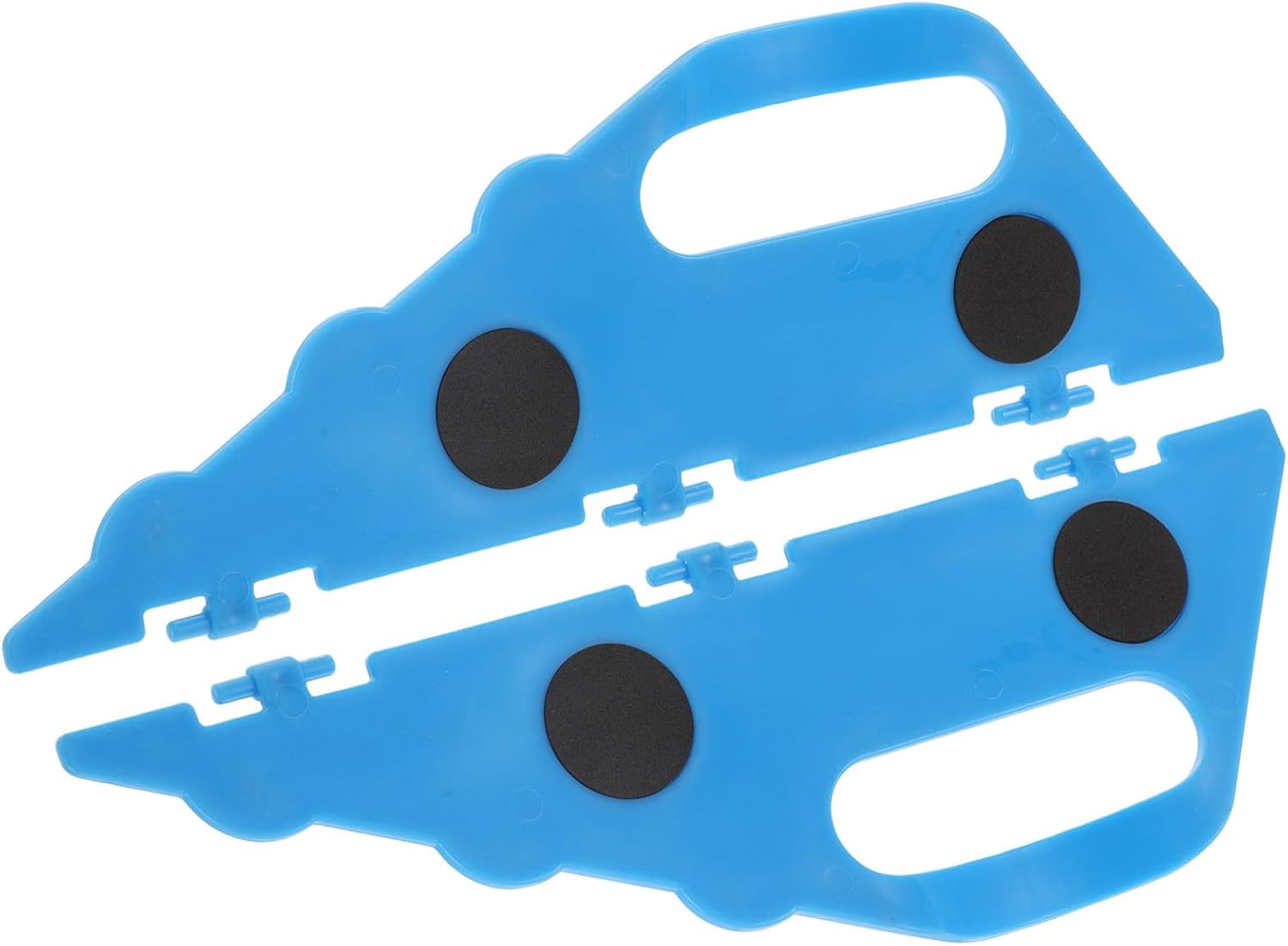 Replacement Handle for Pool Tray Ball Collection Tray Replacement Part with Three-Slots Blue Plastic Material Travel Friendly and Safety Assurance in Billiard Halls and Home Venues