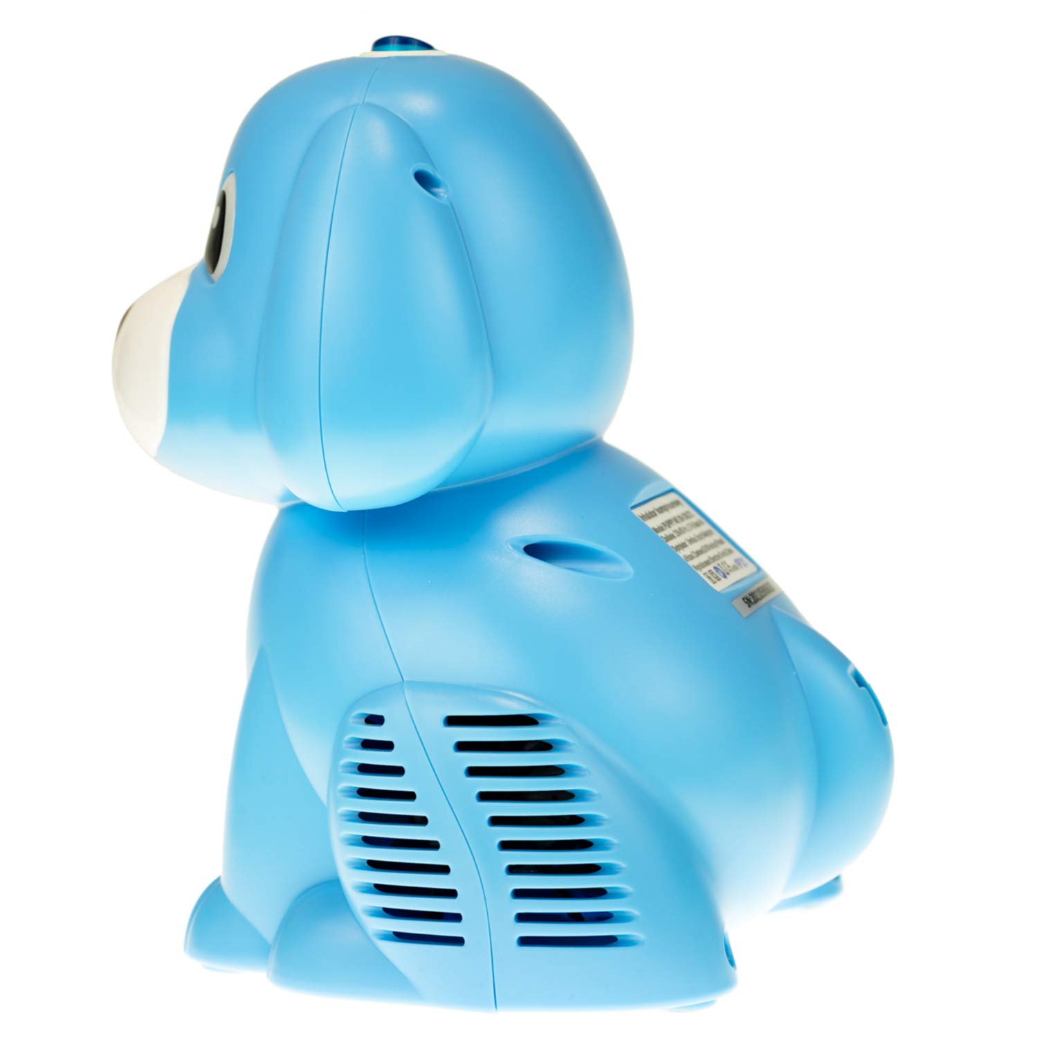 Omnibus BR-CN171 Inhalador Eléctrico Infantil Modelo Cachorro Perfecto para Niños Apto para Adultos, Accesorios de Inhalación Necesarios para Niños y Adultos (Azul)