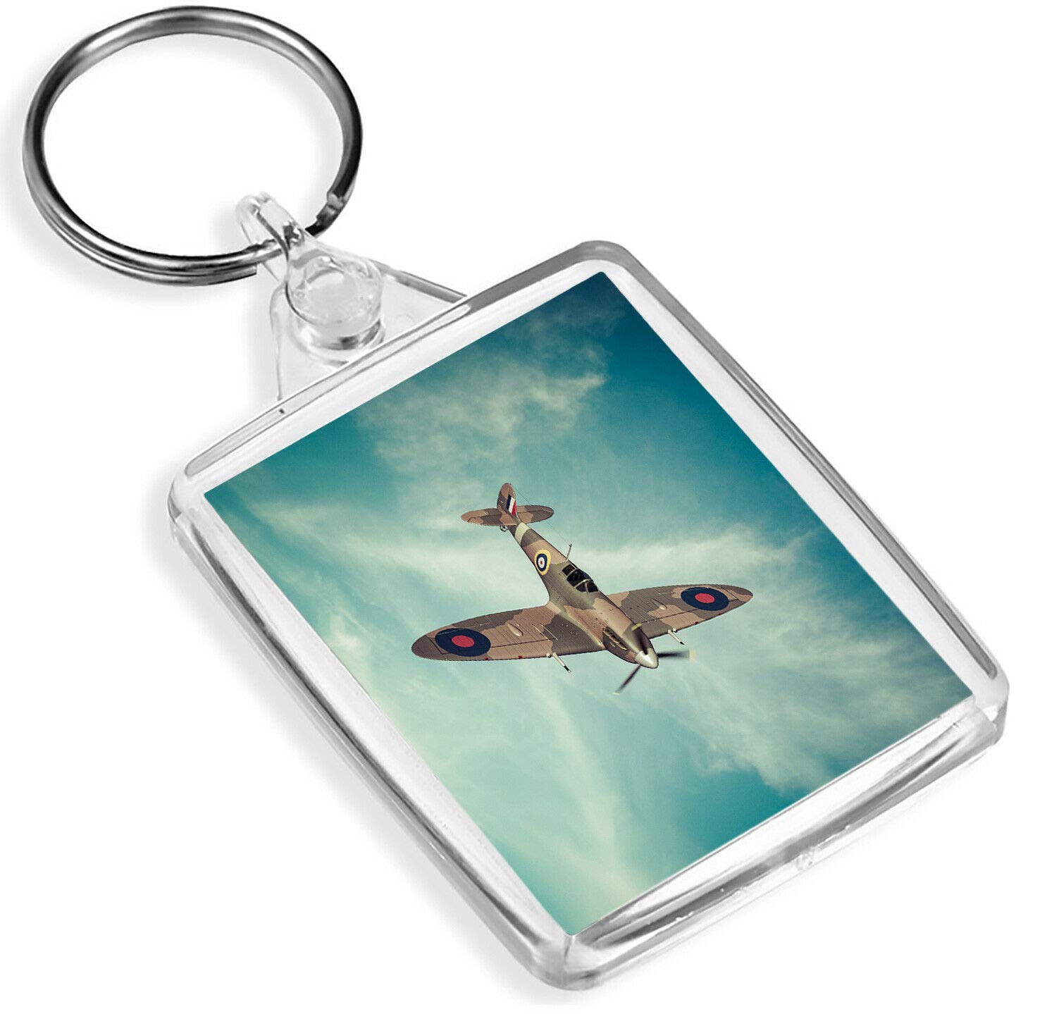 Supermarine Spitfire RAF Keyring - IP02 - Legends of The Sky #16310