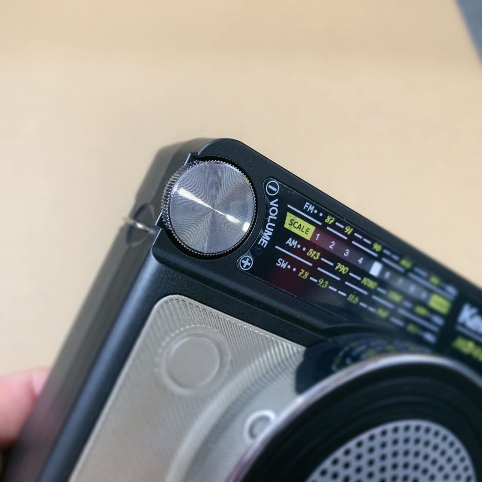 Radio Portable Vintage FM/AM/SW, Bouton de réglage, Prise en Charge de la Carte Bluetooth/TF/AUX/LecteurUSB,Noir