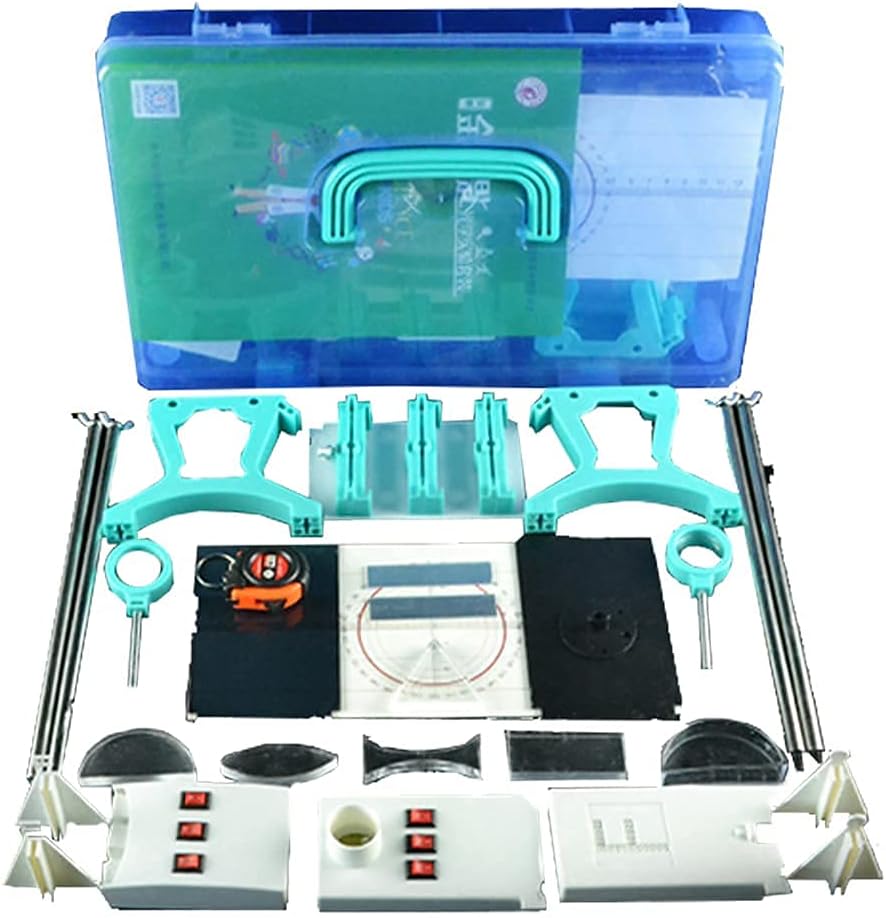 Science Laboratory Physical of Optics Basic Learning Kit Physical Optical Kit Laboratory Equipment with Storage Box