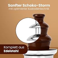 Clatronic SKB 3248 Csokoládé Szökőkút Gyümölcsökhöz és Süteményekhez 3