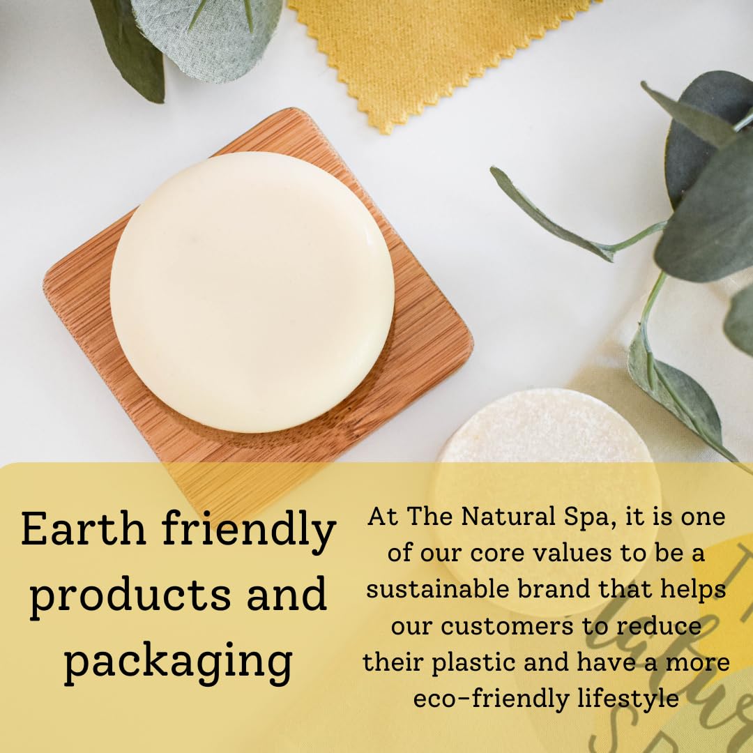 The Natural Spa Patchouli Rose Shampoo and Conditioner Bar Set, Handmade in Devon England, Suitable For All Hair Types - Image 2