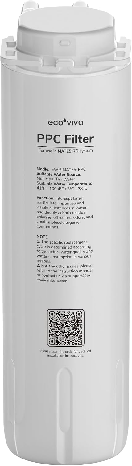 Ecoviva PPC Filter replacement filter for MATE5