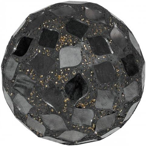 NEW Small (8cm) Black Mirrored Mosaic Ball