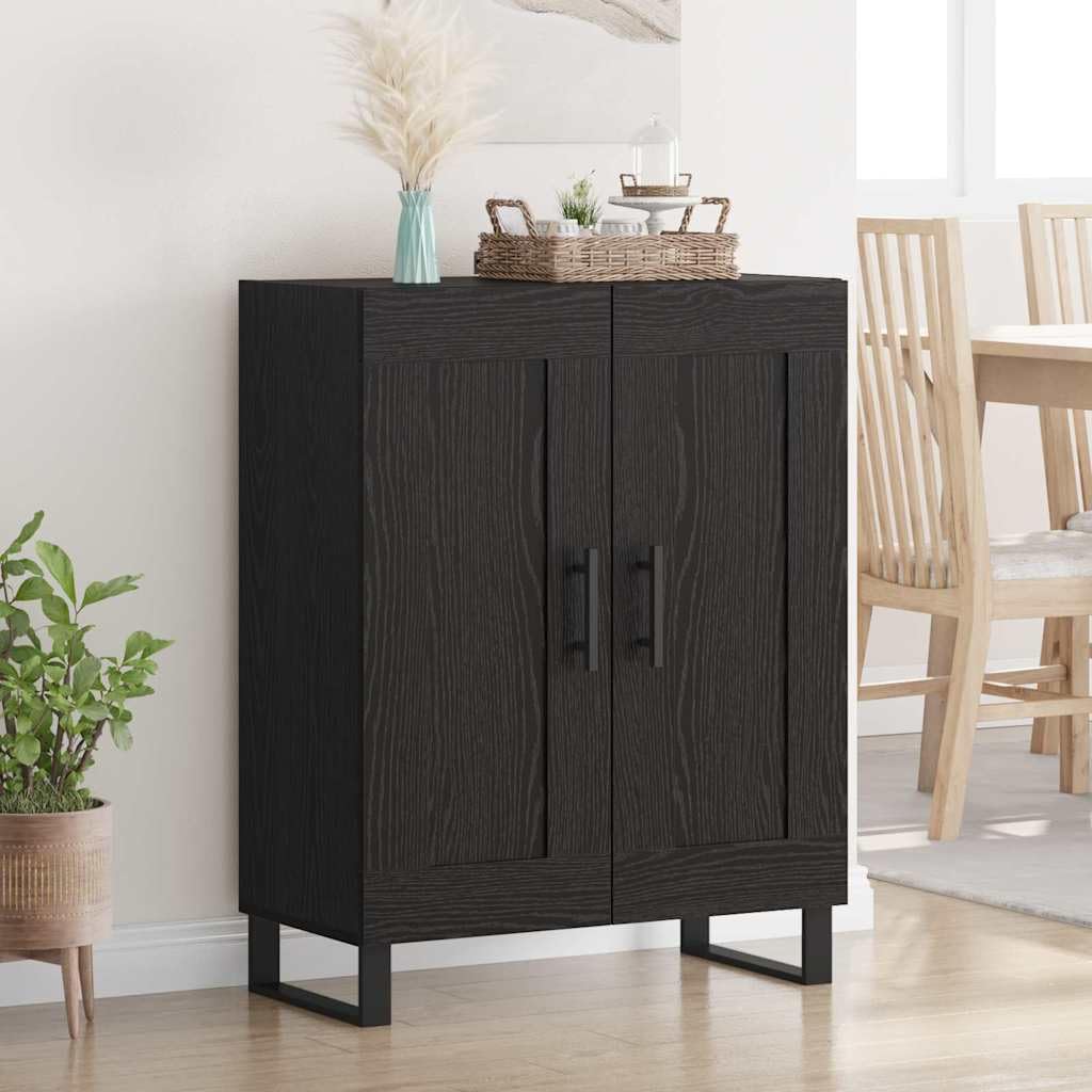 Hothingwell Kredens czarny 69,5 x 34 x 90 cm