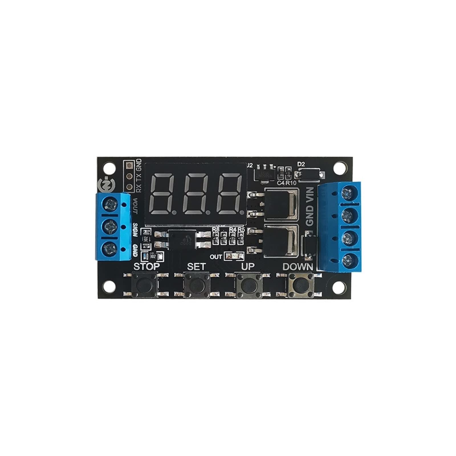 Commande d'électrovanne par module retardement cycle MOS 400W pour automatisme sans panne