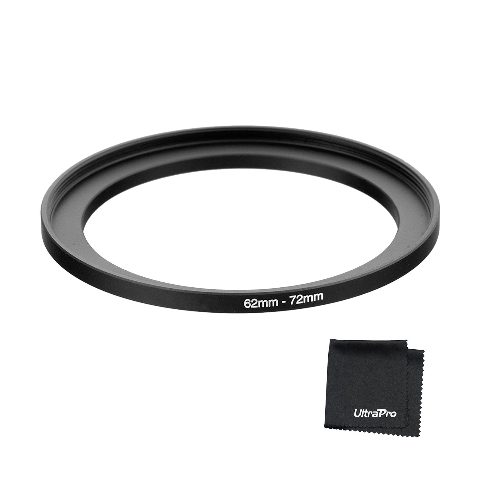 UltraPro Step-Up Adapter Ring 62mm Lens to 72mm Filter Size