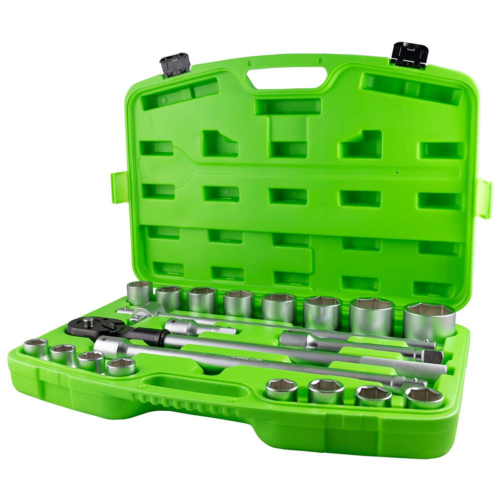 TOOL CASE WITH 21 PIECES AUTOCLE 3/4" 6 CORDS