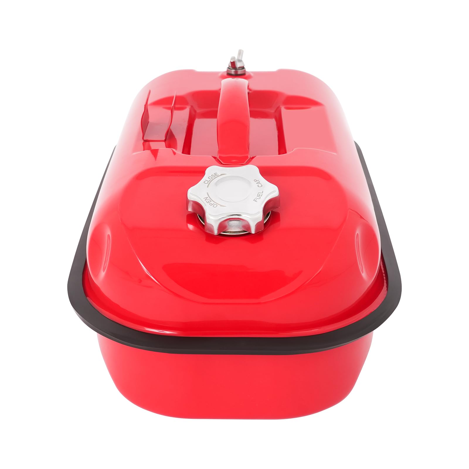 Tanica per benzina da 10 l, in acciaio inox, serbatoio del carburante in metallo, con tubo di rifornimento per camper, auto, go-kart