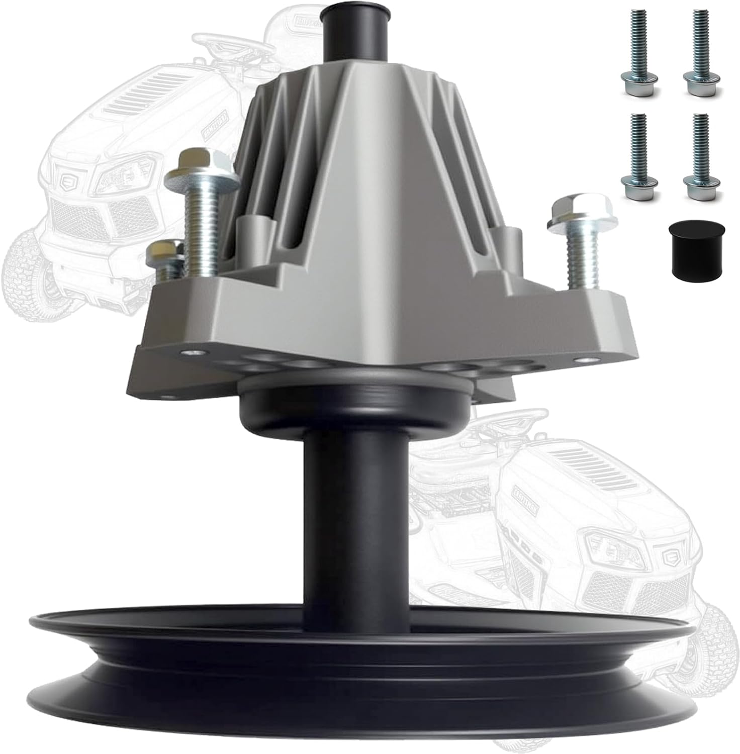 AKM 918-05078 618-05078 Spindle Assembly for MTD Cub Cadet 46 inch Deck 618-05078A 918-05078A Stens 285-167 80-11-798 ZT-S46 CP 30-8024 Craftsman Z6400 Troy-Bilt PRE-TAPPED Holes Screws Included in
