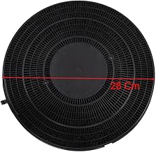 JCSPARES® - Antiodour Activated Carbon Filter Mod 26 Diameter 28 cm for Kitchen Extractor Hood Compatible with Propeller and Other