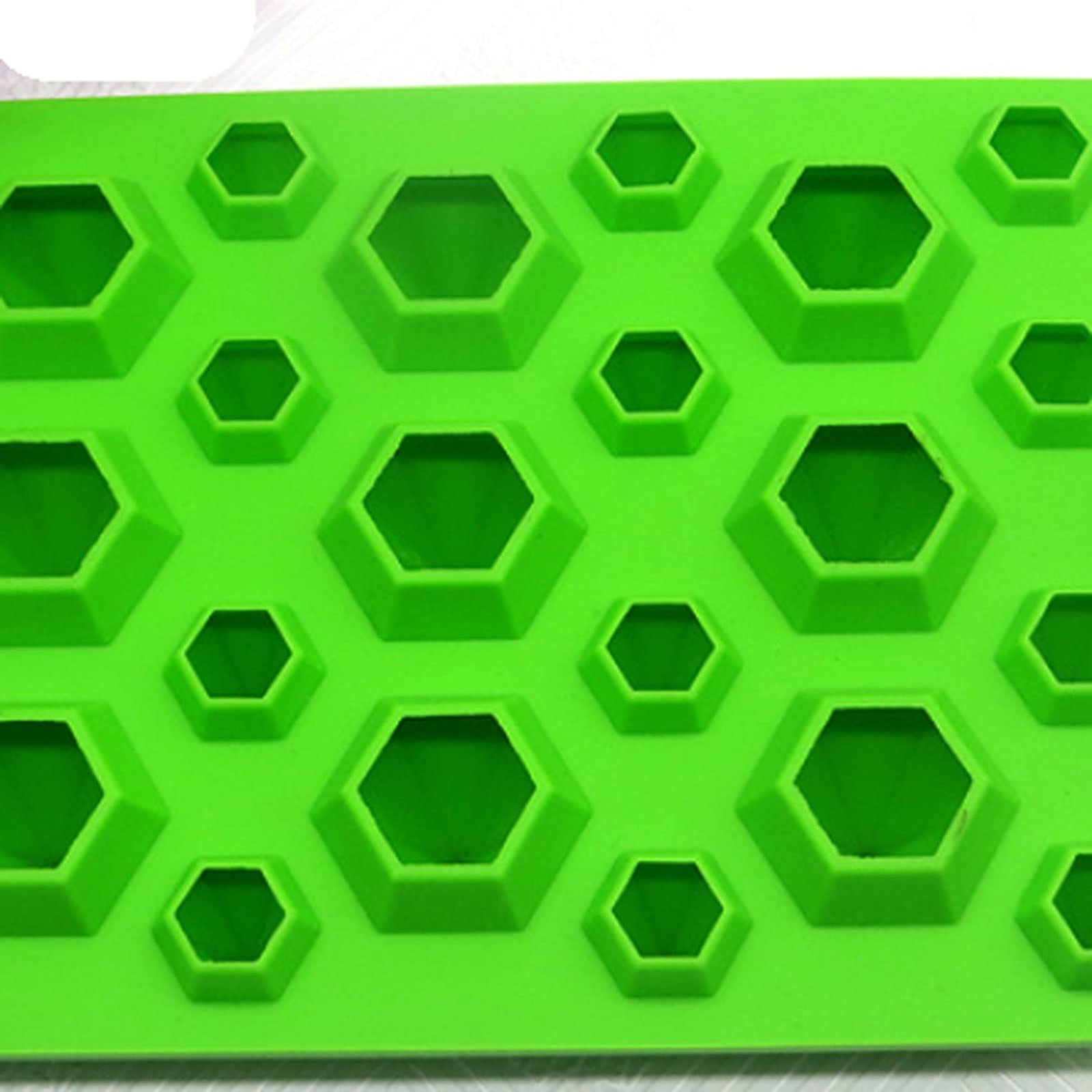 JINGYAN Bacs à glaçons Cool Cube Chocolate Soap Tray Mold Silicone Fodant Moulds