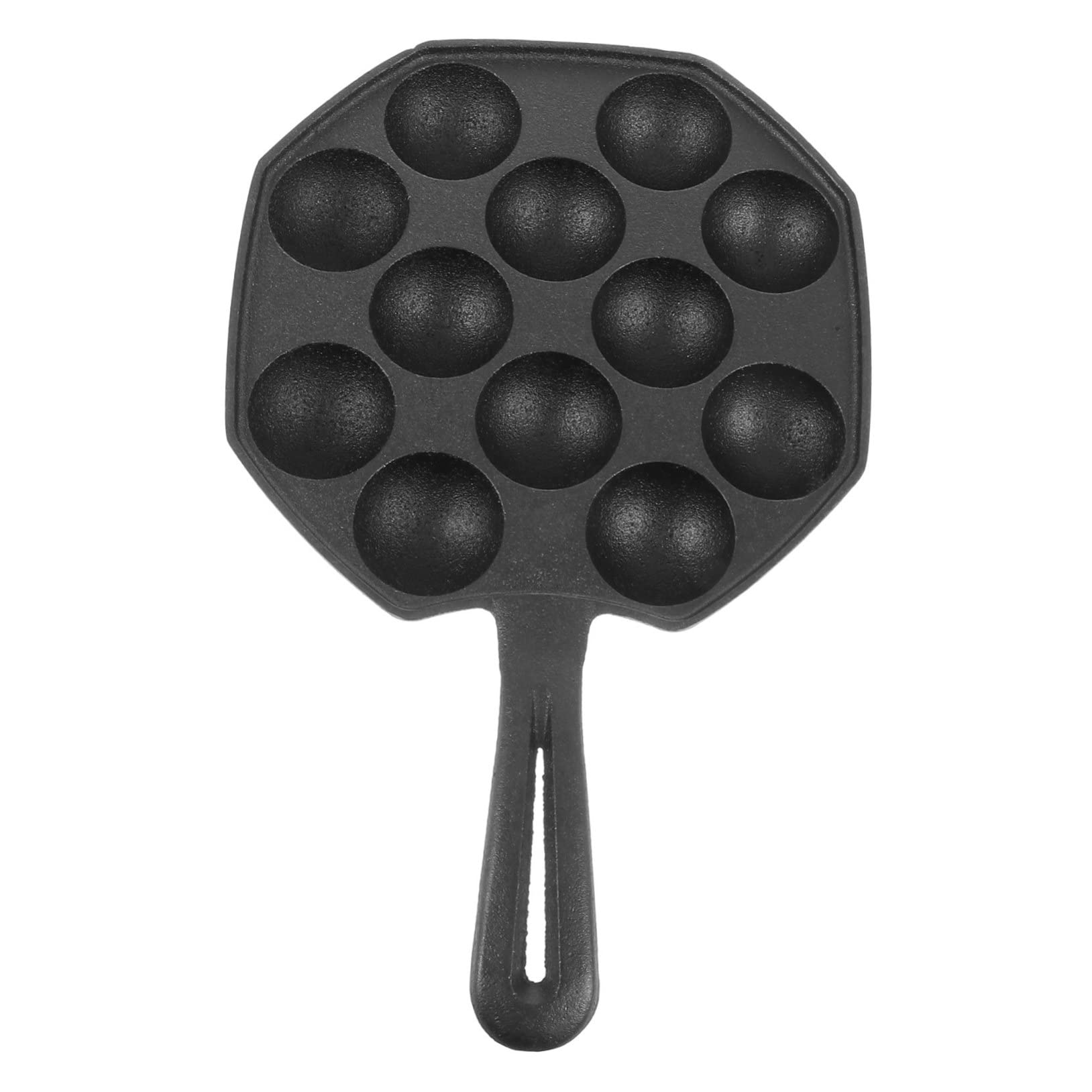 MAGICLULU Padella Per Grigliare 12 Per Quaglie in Ghisa Utensile Da Cucina Per Cucina Fatta in Casa