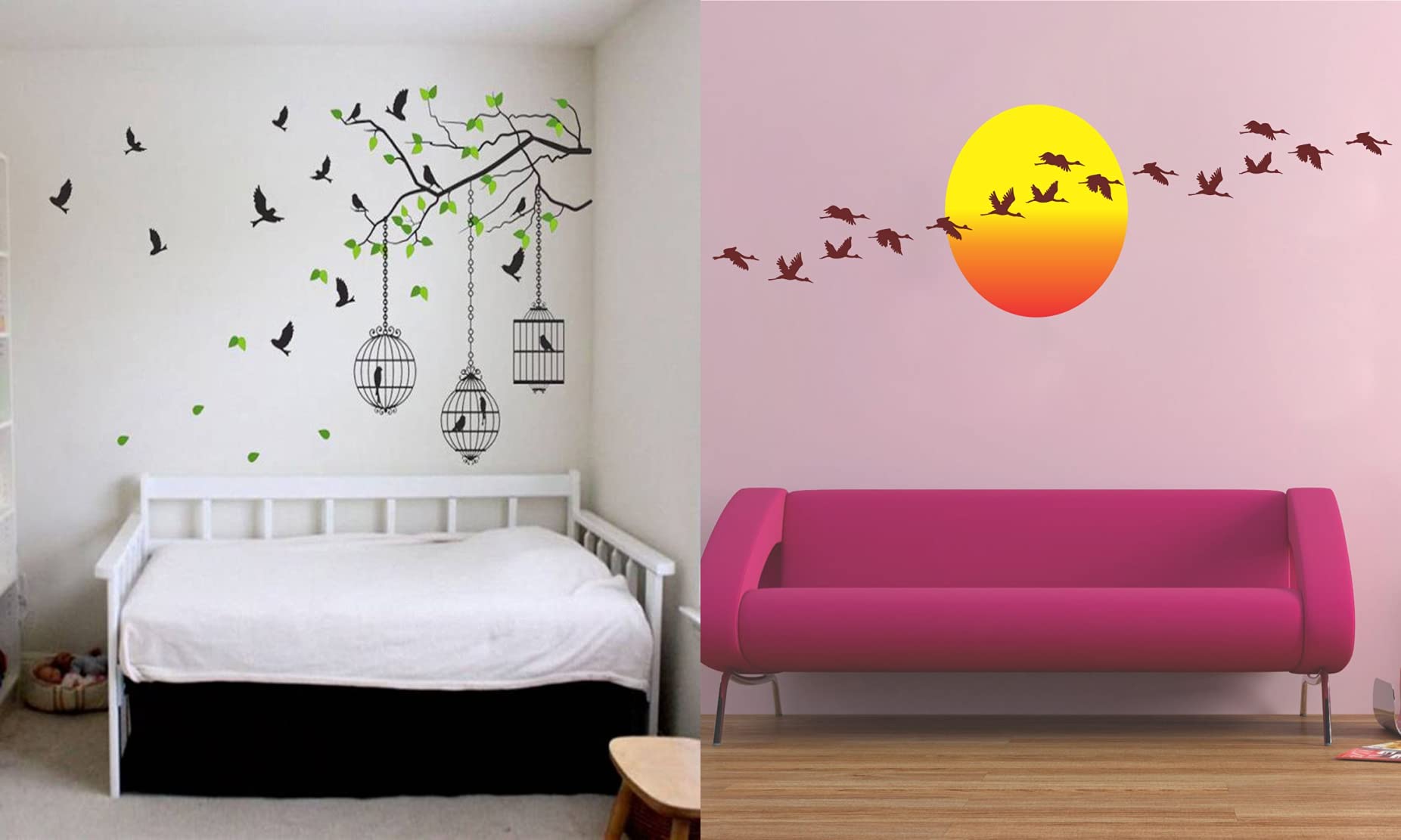 See full amazon price history chart for Walltech Set of 2 Wall Sticker Flying Bird with Cage and Sunrise with Flying Birds Wall Sticker Walltech Set of 2 Wall Sticker Flying Bird with Cage and Sunrise with Flying Birds Wall Sticker (B09RB5V84S) Amazon Price History, Amazon Price Tracker