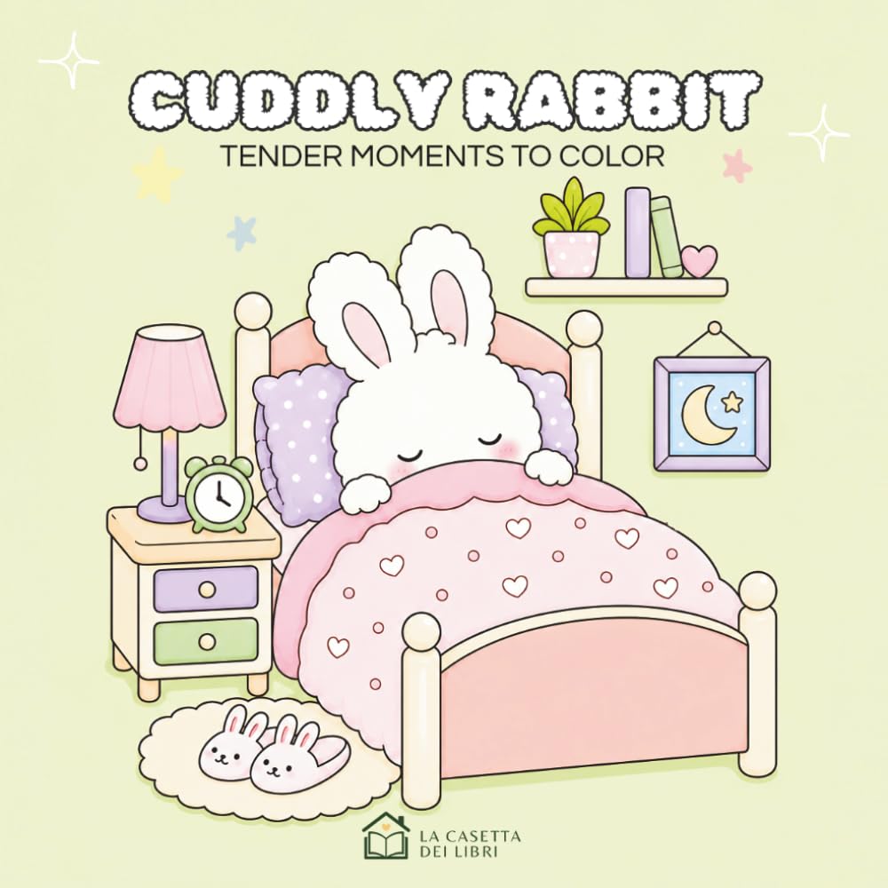 CUDDLY BUNNY: TENDER MOMENTS TO COLOR
