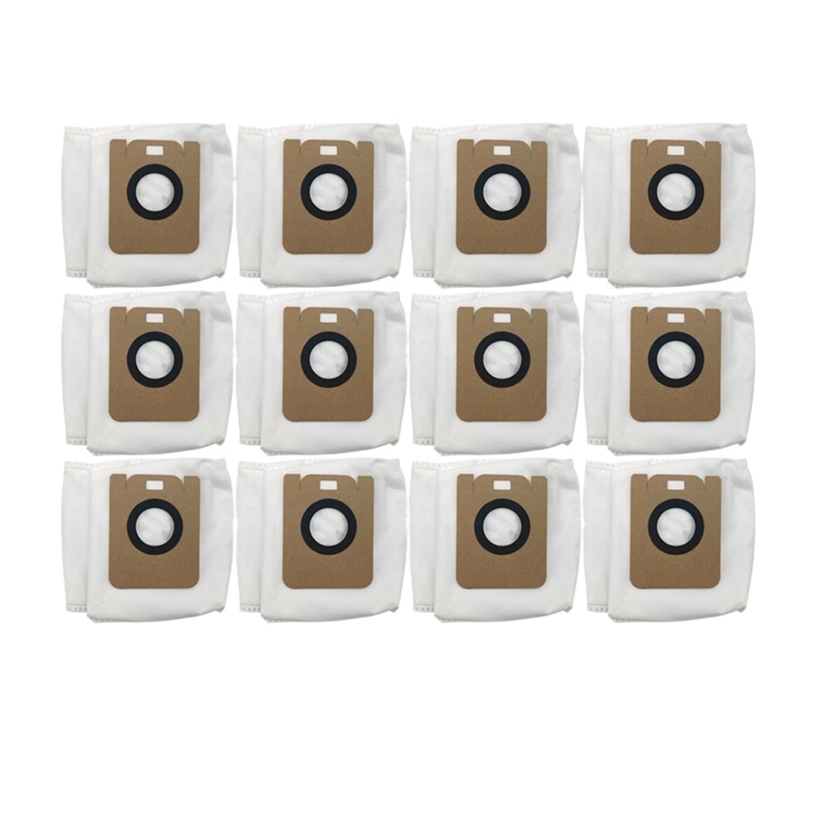 Kicici Dust Bag Compatible With Dreame Bot D10 Plus Accessories RLS3D Robot Vacuum Cleaner Bags Dirty Bag Replacement Spare parts(12PCS)