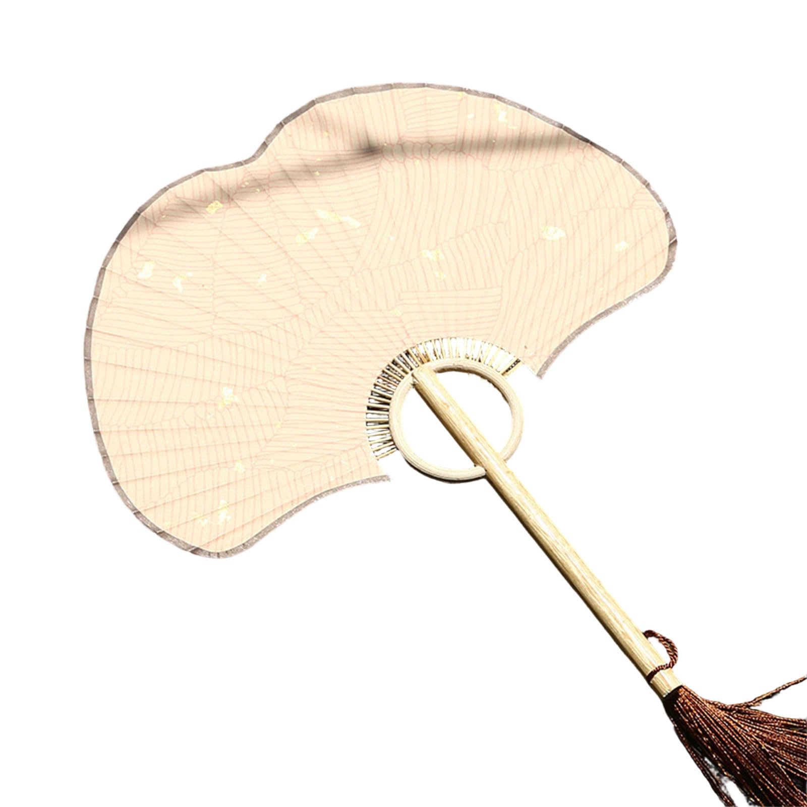Coolhood Women's C Ginkgos Rice Paper Fan Hinese Styles Hand Fan Handheld Ooling Oplay Ostumes Accessories Ancient Hand For Handheld Ooling
