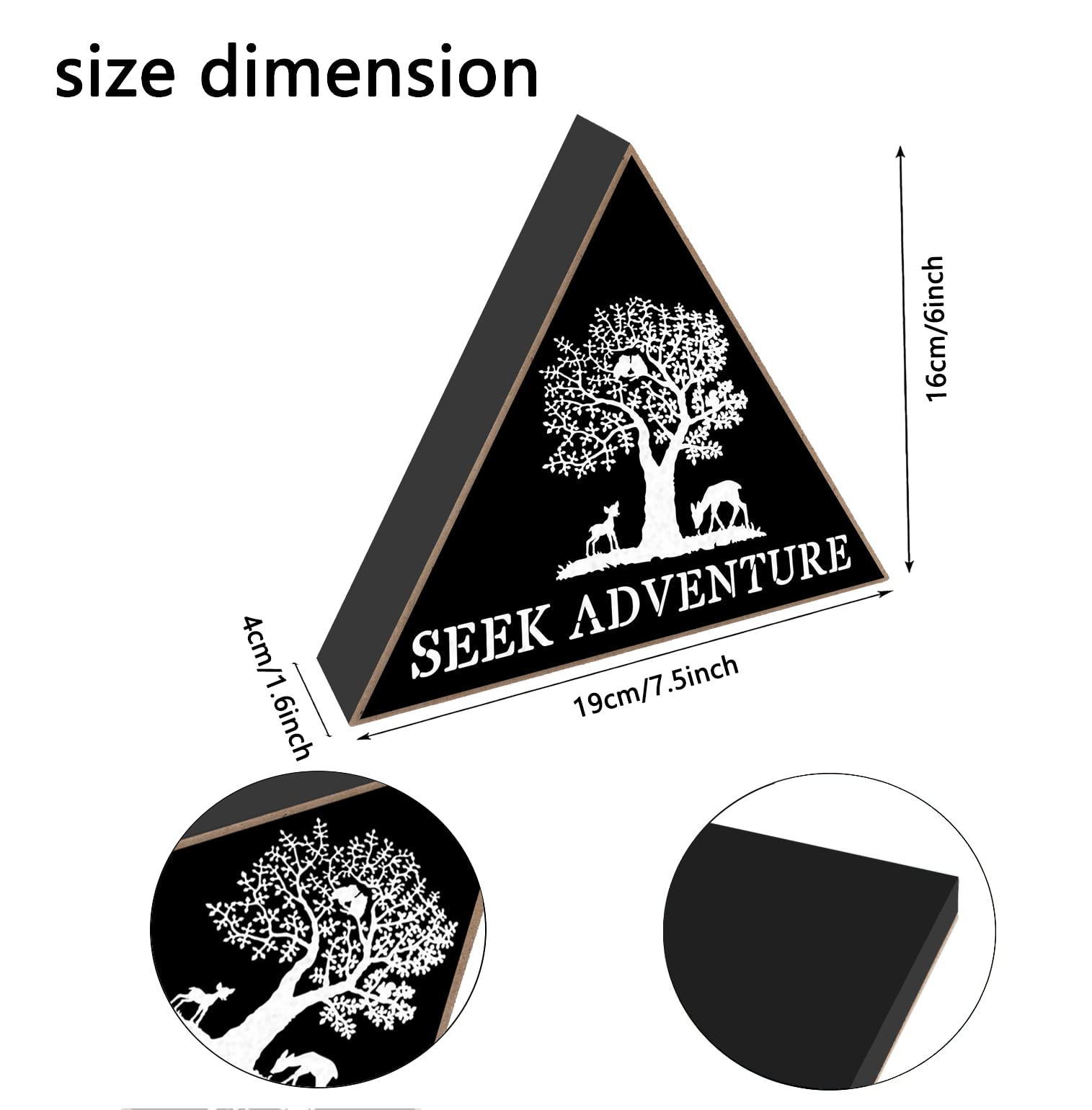 Snapklik.com : Woodland Animals Bunny Wood Box Sign - Be Unique ...