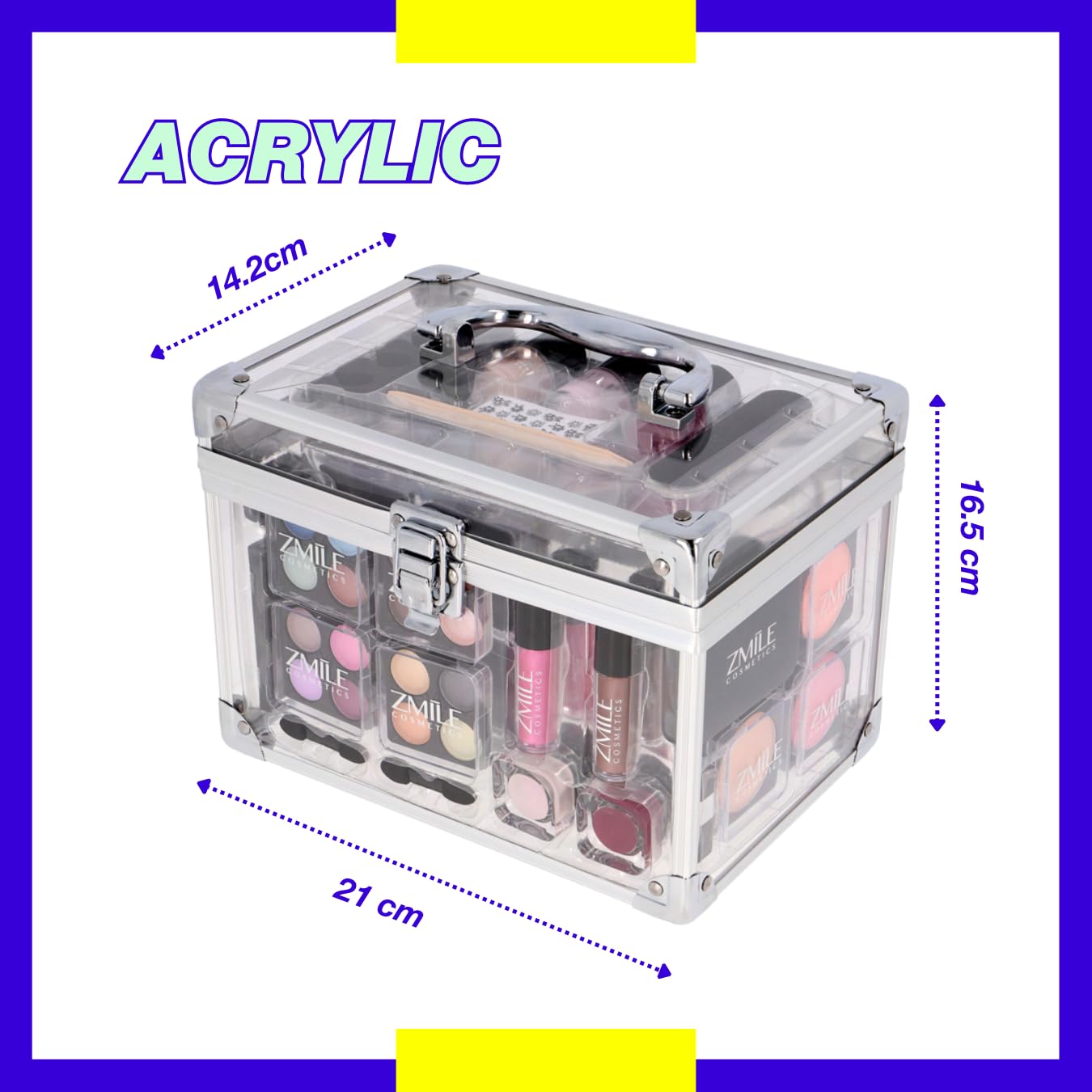 ZMILE Cosmetics Zestaw do Makijażu, Acryl, Kosmetyki Wegańskie