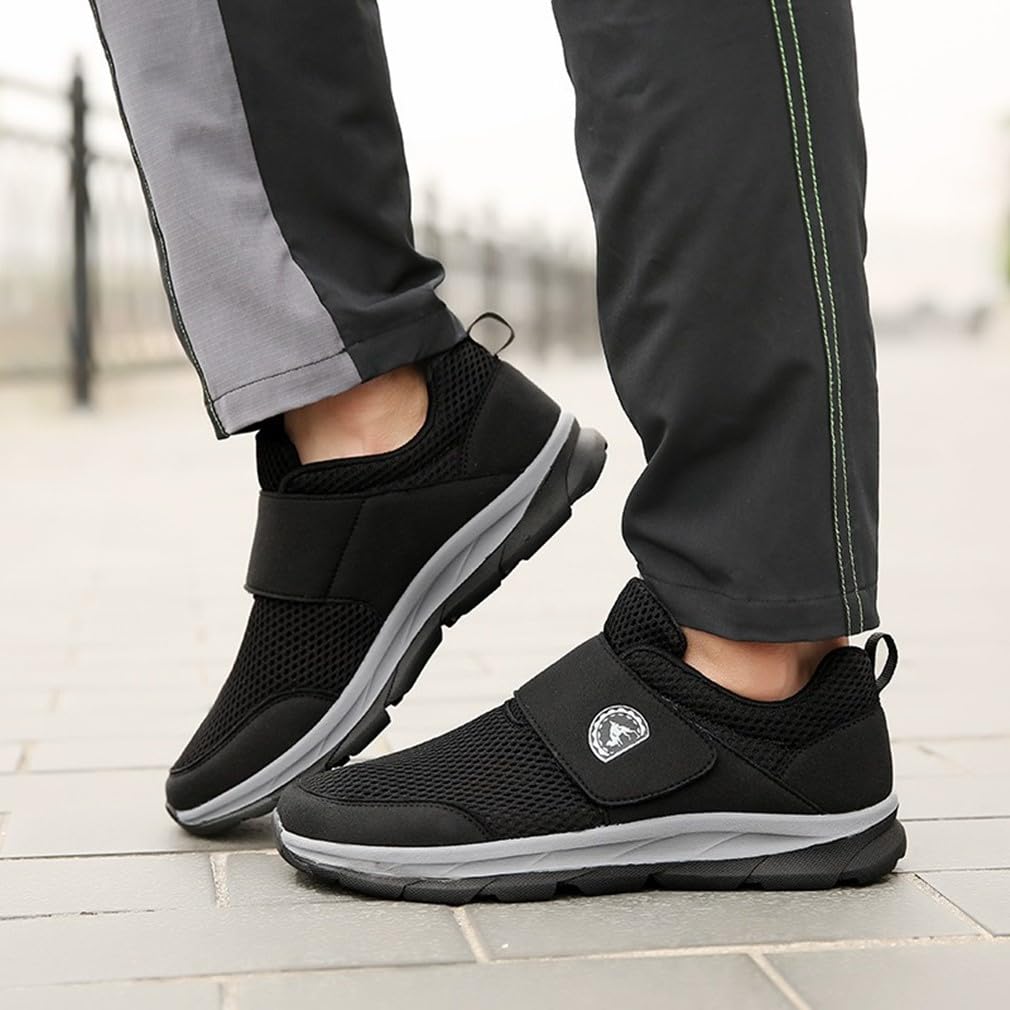 Scarpe Diabetiche Donna Uomo Ortopedica Scarpe da Passeggio Traspirante Regolabili Larghe Ciabatte Anziani Piedi Gonfi