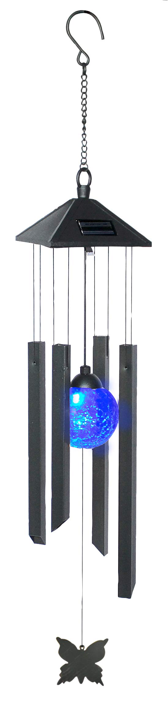 Solar Black Wind Chimes