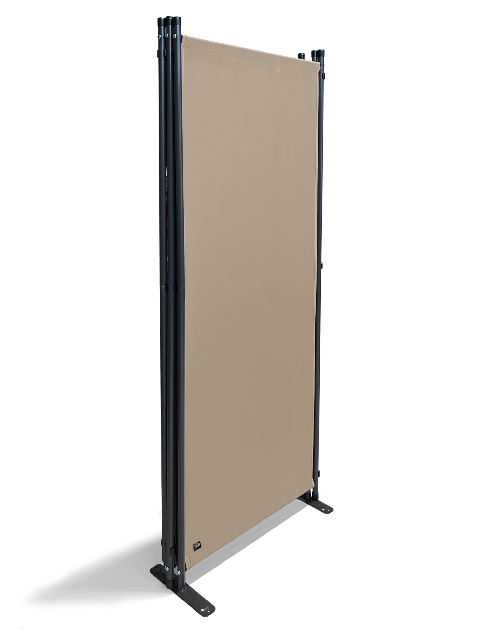 QUICK STAR Paravent 6-delig 340x165cm stof kamerverdeler tuin scheidingswand balkon ondoorzichtig standwand opvouwbaar zwart QUICK STAR Paravent 6-delig 340x165cm stof kamerverdeler tuin scheidingswand balkon ondoorzichtig standwand opvouwbaar zwart