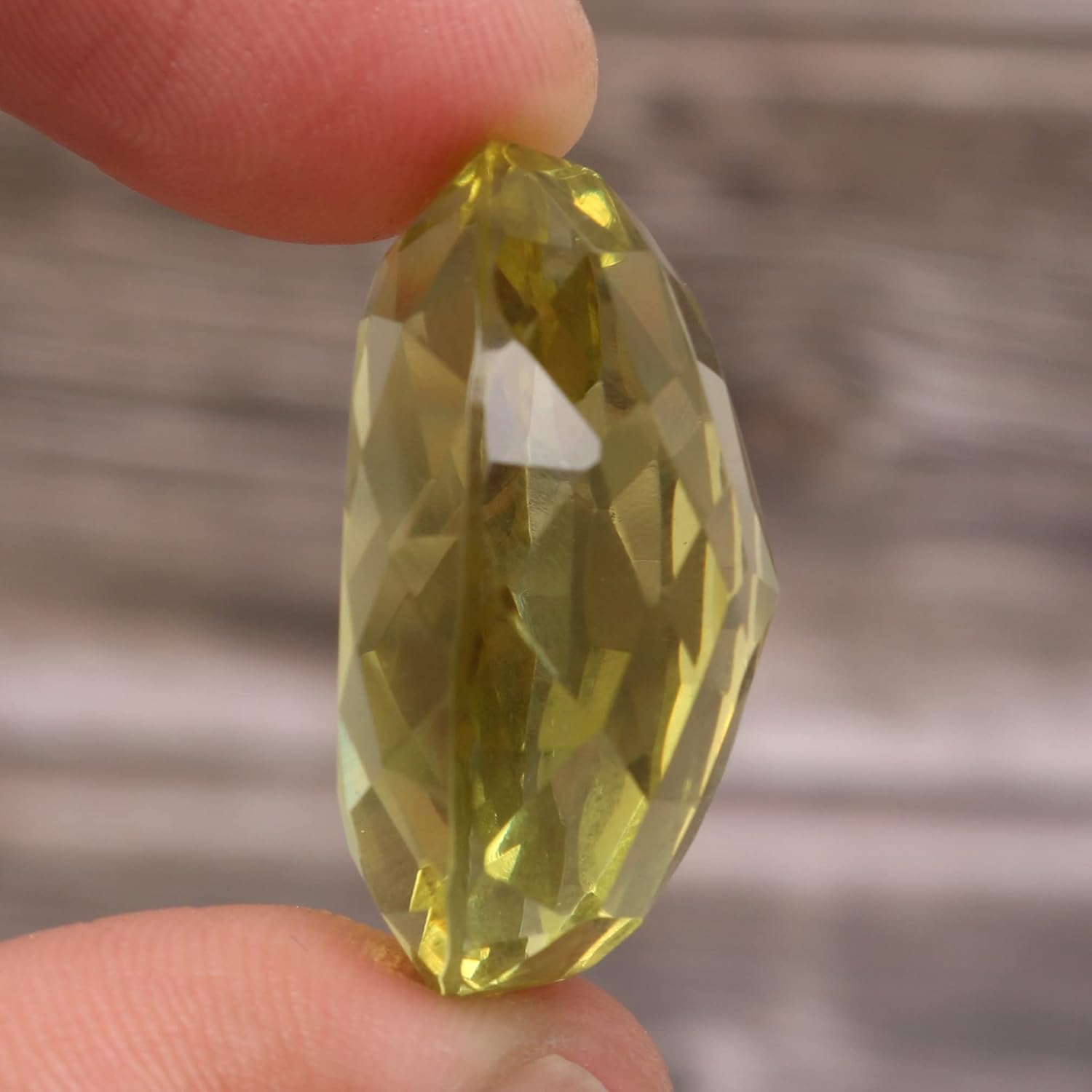 REAL-GEMS Beautiful Brazilian Yellow Citrine 47.15 Ct. Brilliant Oval Cut Loose Gemstone November Birthstone GS-120