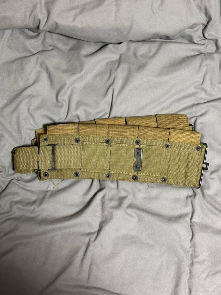 Amazon | 米軍 M1ガーランド用 M1923 カートリッジベルト 大戦装備品