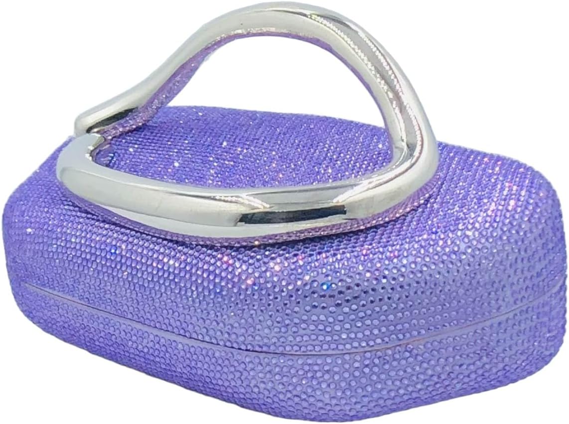 Boutique De FGG Mini Rhinestone Clutch Purse for Women Formal,Evening Bags Sparkly Crystal Clutch Purses,Wedding Handbags