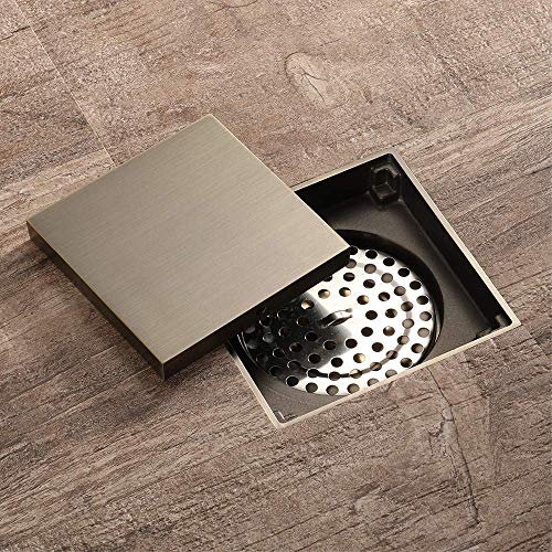 Siphon de sol anti-odeur en laiton pour douche et dalles - 6
