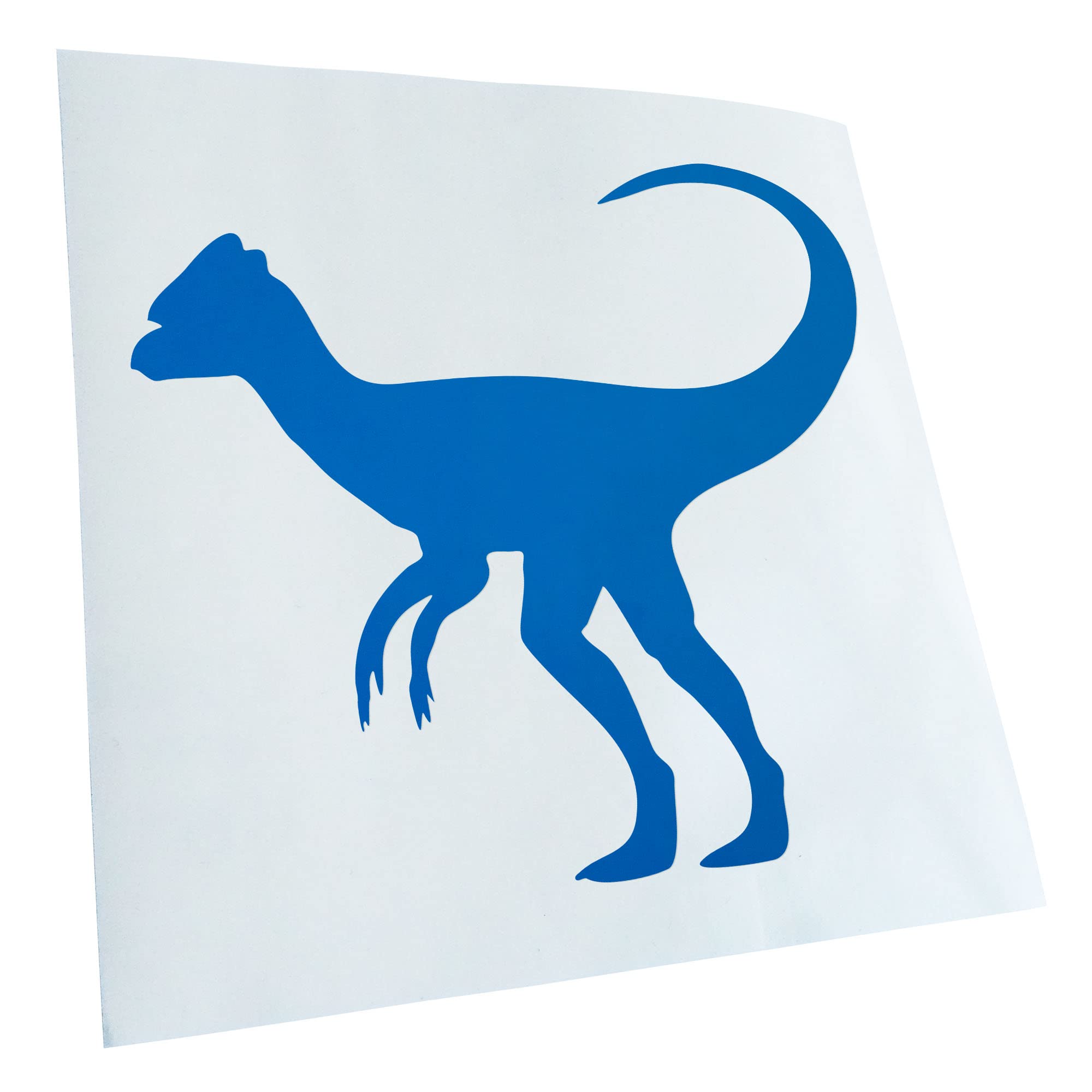Kiwistar - Car Sticker - Blue - 24 x 22 cm Dinosaur Herbivore Sticker for Car, Laptop, Bicycle, Truck, Motorcycle, Multicoloured JDM Decal Racing