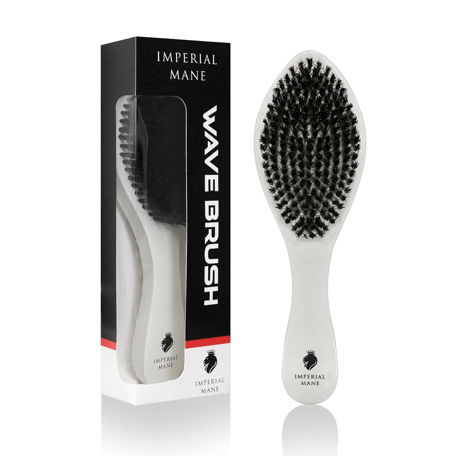 marula oil classic dressing brush IMPERIAL MANE All-Purpose 360 Curved - Medium Madagascar Detangling brush