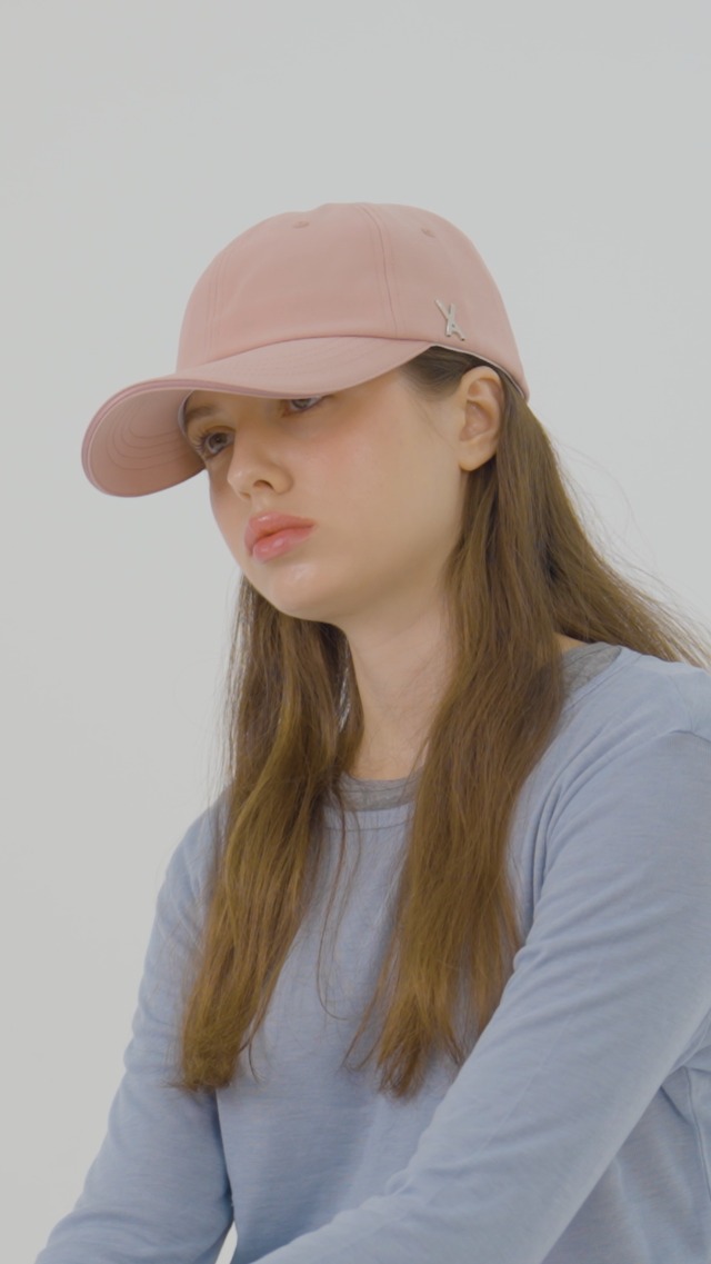 Amazon.co.jp: [VARZAR] Silver stud over fit ball cap Pink