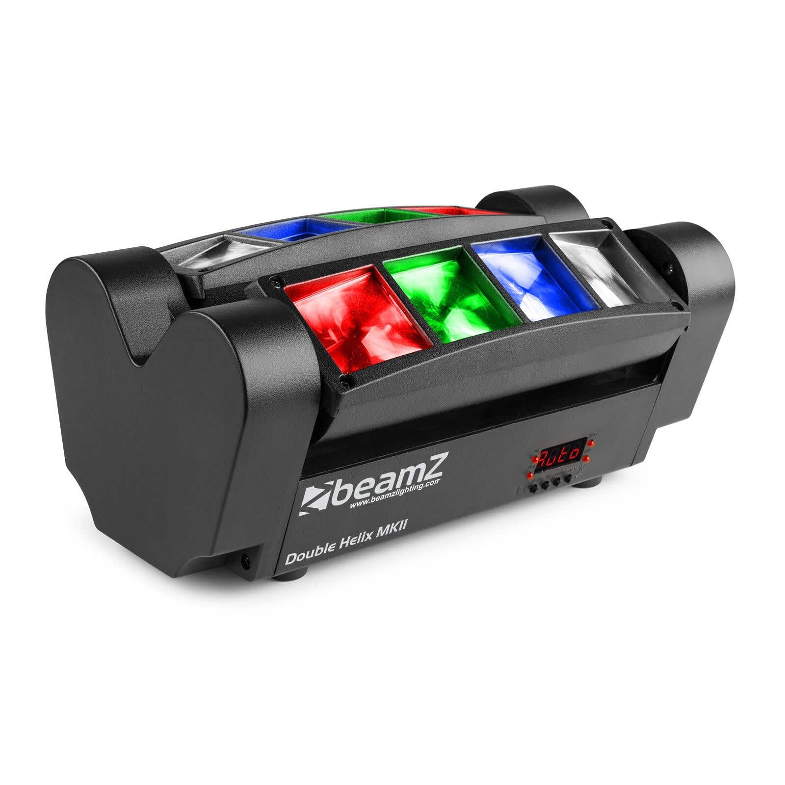 BeamZ MHL820 Double Helix Apto para uso en interior Estroboscopio discoteca Negro