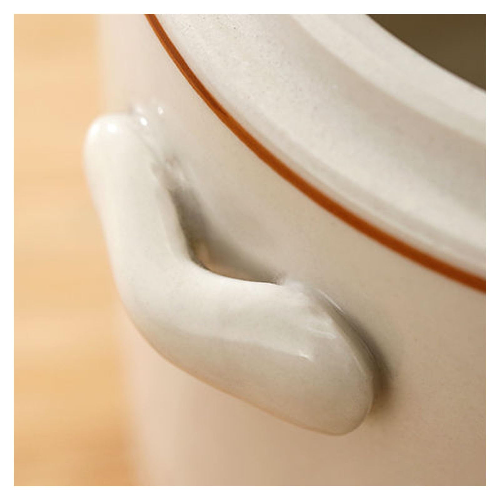 Ceramiczna miska do zupy z pokrywką, miski do serwowania zupy, kubki do zupy cebulowej z uchwytami, idealna na imprezy, do serwowania jedzenia, dekoracji wnętrz i rozrywki