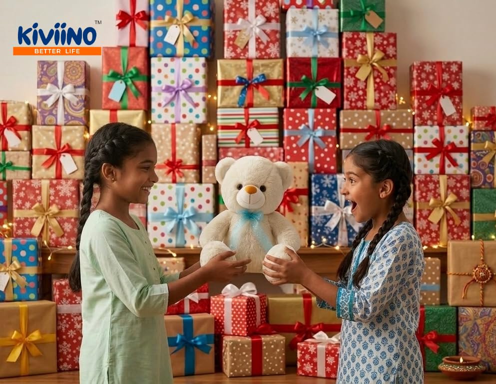 Image of Soft Toy Cuddly Teddy Bear| 30cms for Girls & Boys Plush Stuffed Animals Ultra Soft Toys |Perfect for Birthday Gifts (Teddy Bear, Cream, 30Cms)