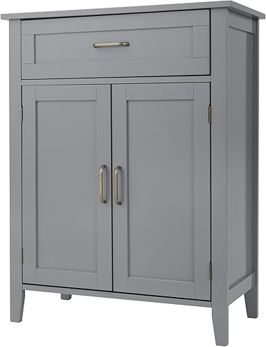 Teamson Home Mercer Mid Century - Mueble de madera moderno, color gris