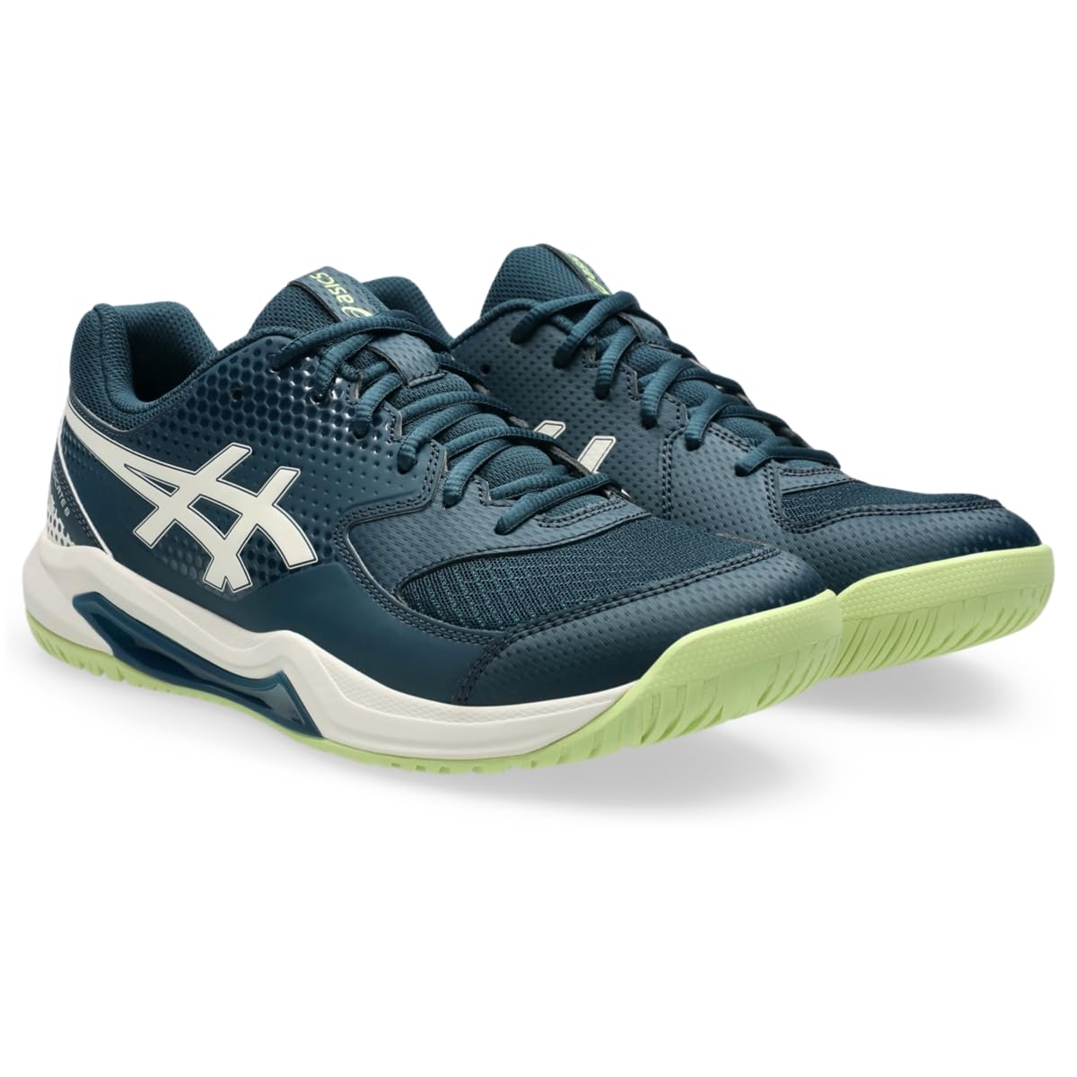 Asics Men's Gel-Dedicate 8 Pickleball Shoes, 8, Tranquil Teal/Cream