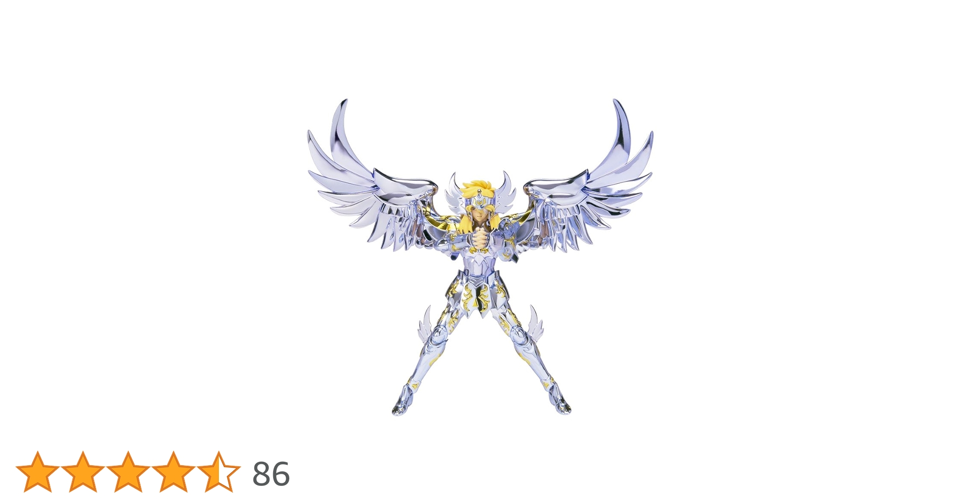 聖闘士聖衣神話　ペガサス星矢　神聖衣　キグナス氷河　神聖衣　2体セット 聖闘士聖衣神話 キグナス氷河（神聖衣）、ペガサス星矢（神聖衣