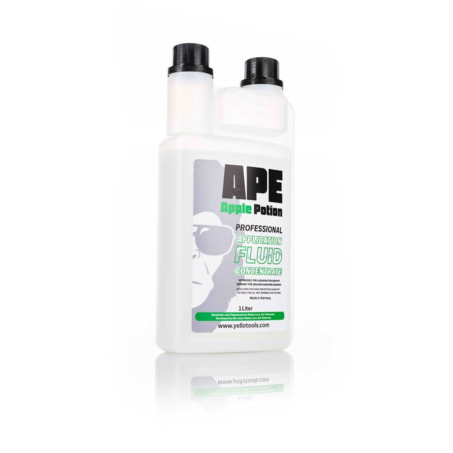 APE Apple Potion - PPF Installation Fluid - Optimal Glide & Seamless Adhesion - Bubble-Free, Glossy Finish, Biodegradable - 1 Liter